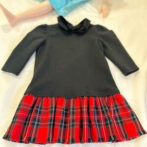 Black and Red Plaid Dress